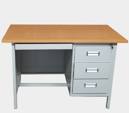 Odczepiane 3 szufladowe stalowe meble biurowe Kolorowe, wielofunkcyjne biurko