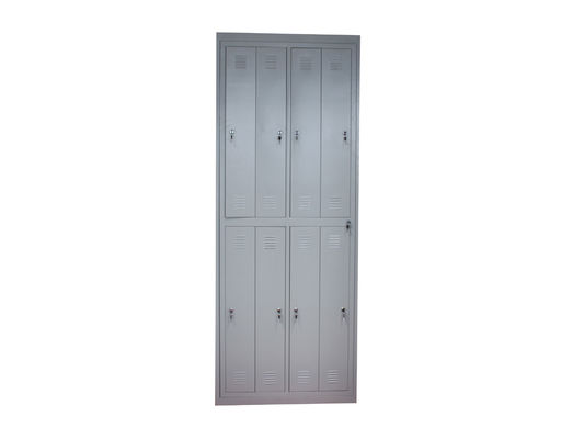Szafa na 8 drzwi Metalowe szafki biurowe Wodoodporne na sztywny materiał dla personelu