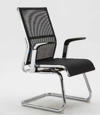 Nowoczesne krzesło dla gości wygodne krzesło biurowe ergonomiczne ze stali nierdzewnej z wysokim oparciem