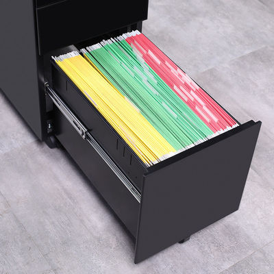 1 szuflada na dokumenty 2 stalowy stojak na kółkach do przechowywania plików Lakierowanie proszkowe Wykończenie