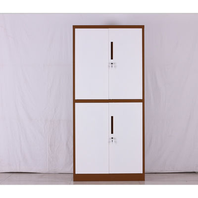 Składana szafka do przechowywania 4 drzwi stalowe meble biurowe 0,5 mm