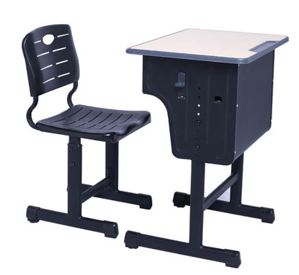 Regulowane biurka i krzesło Meble szkolne ze stali Metalowy stół dziecięcy Stalowe biurka szkolne