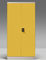 Gorąca sprzedaż wysokiej jakości 1-drzwiowe stalowe meble biurowe żółte Biurowe szafki na dokumenty