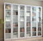 Dostosowane stalowe meble biurowe model szklanych drzwi biurowych Regał na książki