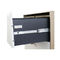 Indywidualne stalowe meble biurowe, wytrzymałe, przesuwane łożysko kulkowe 2-warstwowa pozioma szuflada na dokumenty