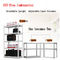 stabilny biały regulowany stalowy stojak, 30 - 80 kg Ładowanie stalowego stojaka na organizery