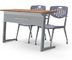 College Classroom Stalowe meble szkolne Biurka i krzesła uniwersyteckie Studyjne krzesło biurowe Smart Classroom Furniture