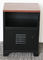 Jednodrzwiowa czarna szafka nocna Gruba stalowa szafka o grubości 0,6 mm