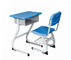 Meble szkolne Dziecko Metalowe pojedyncze biurko i krzesło Żelazny stół do nauki i krzesło dla dzieci