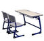 Krzesło studenckie w klasie ze stołem do pisania Biurko studenckie i krzesła do mebli szkolnych w klasie