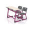 Krzesło studenckie w klasie ze stołem do pisania Biurko studenckie i krzesła do mebli szkolnych w klasie
