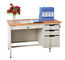 H780 Biurowy metalowy stół do czytania z szufladą Stalowy stół komputerowy nauczyciela