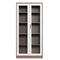Szklane drzwi skrzydłowe H1850 Stalowa boczna szafka na dokumenty Stalowa gablota KD Struktura