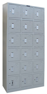 18 drzwi do przechowywania Metalowe szafki biurowe do usług OEM w biurze / szkole / siłowni