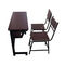 Składany zestaw krzeseł szkolnych, drewniany stół biurowy i zestaw krzesełkowy